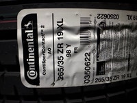 4 Brand New Continental ContiSportContact 2 265/35R19 XL Ottawa Ottawa / Gatineau Area Preview