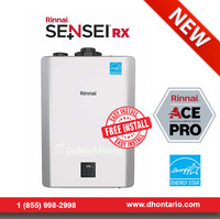 Tankless Rinnai Super High Efficiency - $45 - FREE Installation