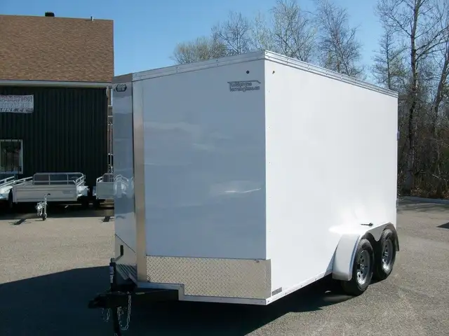2025 Weberlane CARGO 7' X 12' V-NOSE 7'HT RAMPE VTT MOTO TRACTEU in Cargo & Utility Trailers in Laval / North Shore - Image 4