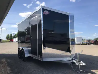 LEGACY SERIES ALL ALUMINUM FRAME 7' X 14' TANDEM AXLE CARGO W/ BARN DOORS AND POLYCORE PANEL UPGRADE...