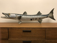 Taxidermy Barracuda - 45" long x 10" Tall