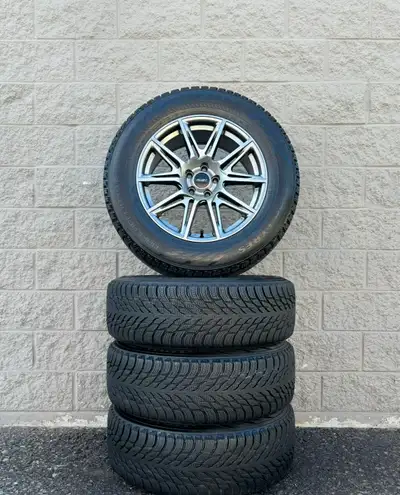 Winter / Snow Nokian Tyres Hakkapeliitta R3 SUV 18" Tires And Aftermarket Fast Switch F212 Titanium...