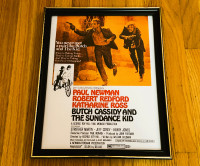 1969 Butch Cassidy/The Sundance Kid Framed