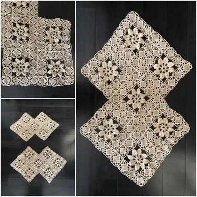 VINTAGE HANDMADE CROCHET DOLLIES, View more