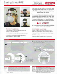 STERLING SHIELD PPE - FACE MASK