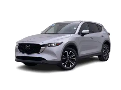 Our 2022 Mazda CX-5 Sport in Sonic Silver Metallic is in stock and all up to date on maintenance aft...