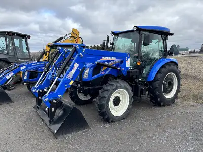 2026 NEW HOLLAND WORKMASTER 75 TRACTOR WITH LOADER STOCK # A112103 75 ENGINE HP 60 PTO HP MFD 40 KPH...