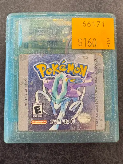 Pokemon Crystal Version for the Gameboy Color/Advanced, View more