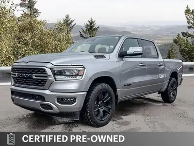 Welcome to Moncton Chrysler Jeep Dodge. Recent Arrival! 2022 Ram 1500 Sport HEMI 5.7L V8 VVT 4WD 1-Y...
