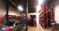 Tire rack - tire shelving - tire storage - garage rack - racking