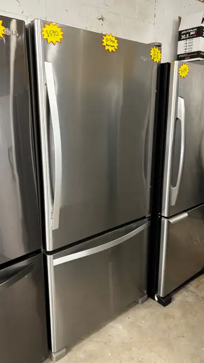 Whirlpool Bottom Freezer Refrigerator - 33” Wide 30 DaysTested, View more