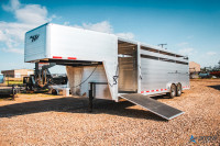 2024 26' Hillsboro Endura Aluminum Livestock trailer
