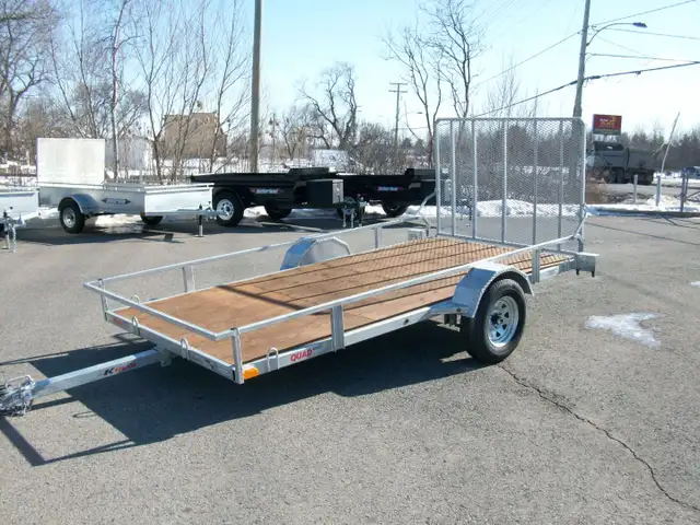 2025 K-Trail 72in. X 144in. 1 ESSIEUX 3500LB. RAMPE GALVANISE VT in Cargo & Utility Trailers in Laval / North Shore - Image 4