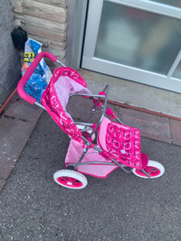 Doll Jogger Stroller in Pink