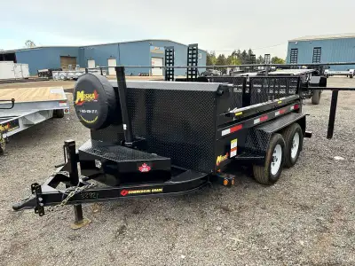 Miska Ultra Low Pro 5 Ton Heavy Duty Dump Trailer 9,990lb GVWR, 81in.x10' Dump Trailers Starting at...
