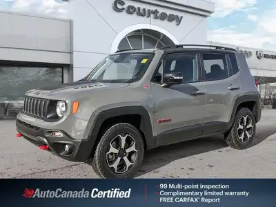 Clean Carfax | One Owner | Like NEW and ULTRA LOW MILEAGE! The 2022 Jeep Renegade Trailhawk in stunn...