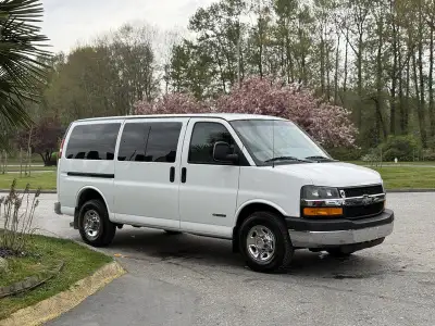 This 2004 Chevrolet Express 3500 cargo van is powered by a 6.0L V8 paired with an automatic transmis...