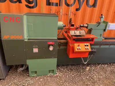 The HAPFO AP9000 is a hydraulic copy lathe with a Spitzenhöhe (height of centers) of 400mm and a Spi...