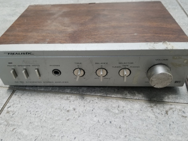 Realistic SA-150 Stereo Integrated Amplifier Amp Vintage | Stereo Systems &  Home Theatre | City of Toronto | Kijiji