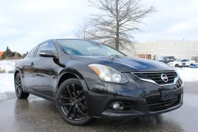 2012 Nissan Altima Coupe SR 3.5 Super Rare Fully Loaded Black on Black Rebuilt Title Very Minor Rear...