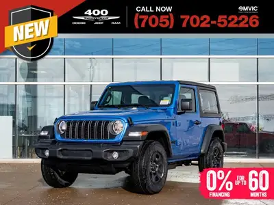 Welcome to 400 Chrysler Dodge Jeep Ram. The 2026 Jeep Wrangler is a brand new, iconic 4x4 SUV built...