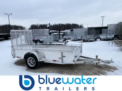 Canadian Mennonite Built Single Axle Aluminum Utility Trailer is $3,695.00 or $73.89/month! Ord: E18...
