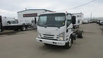 NEW ARRIVAL... AMVIC LICENSED DEALERSHIP.. 2020 ISUZU NPRXD CAB & CHASSIS - Reg Cab - 5.2L V8 DIESEL...
