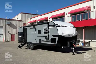 The Venture Stratus 261VRB was selected as the RV News Entry Level Travel Trailer of the Year for 20...