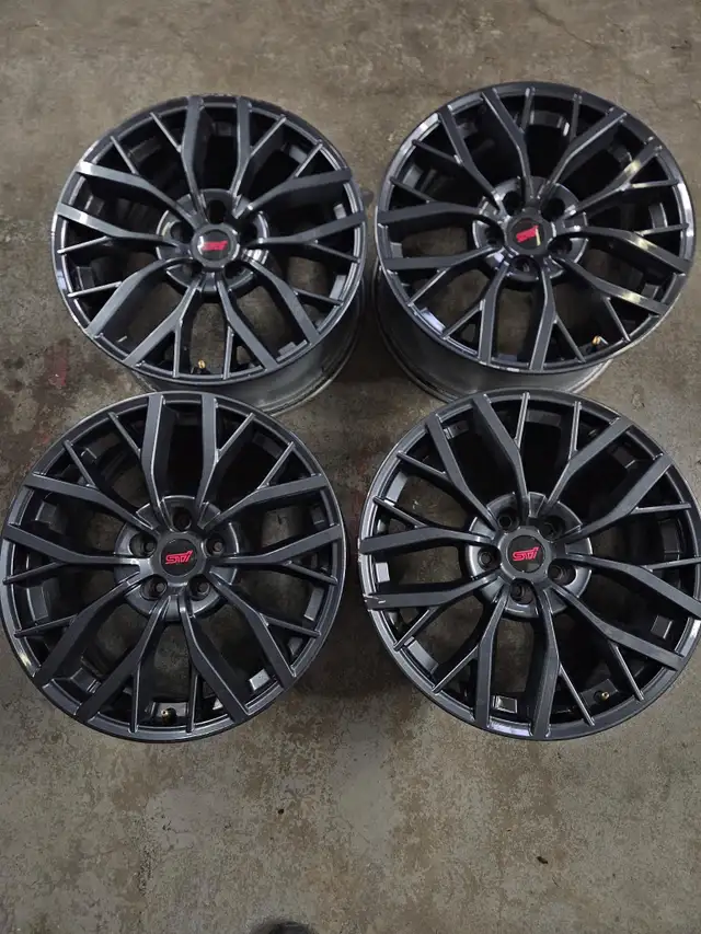 19" Subaru STI OEM Wheels - 5x114.3 in Tires & Rims in City of Montréal - Image 7