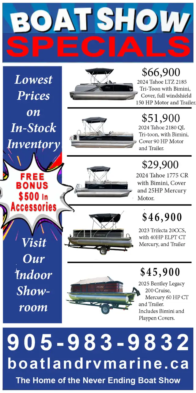 In House Boat Show On Now! in Powerboats & Motorboats in Oshawa / Durham Region - Image 3
