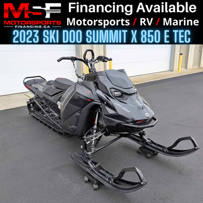 Welcome to Motorsports Financing - Kelowna! 2023 Skidoo Summit X 850 E-Tec Turbo R 154