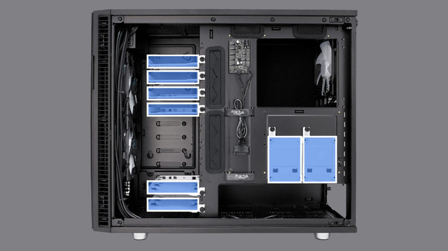 Fractal Design Define R6 E-ATX Full Tower Computer Case Only in System Components in Markham / York Region - Image 4