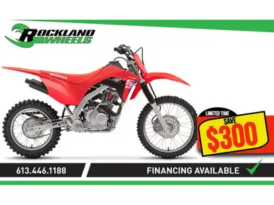 2025 Honda CRF125F La Honda CRF125F est la moto tout-terrain idéale pour les pilotes souhaitant pass...