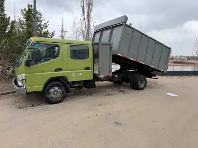2006 Mitsubishi Fuso Super Extended Cab Dump Truck For Sale!! Single axle does not require a Class 3...