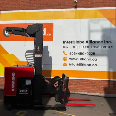 "Specifications Year - 2015 Make - Raymond Type - Reach Truck Power - Electric Capacity - 4,000 lbs...