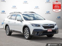 New Price! Odometer is 7518 kilometers below market average! White 2022 Subaru Outback Touring AWD L... (image 6)