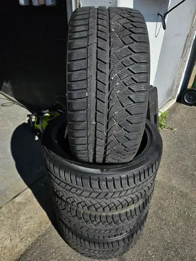 Very nice set of Kumho WinterCraft WP72 winter tires. 255/35/19 8/32nd tread remaining You can reach...