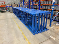 USED REDIRACK PALLET RACKING - FRAMES AND BEAMS