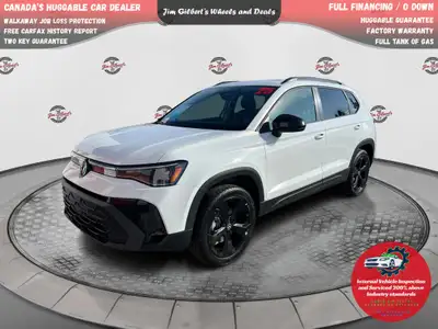 Less than $131 weekly all in, Drive it Away/0 Down✨ 2025 Volkswagen Taos Comfortline Black Edition A...