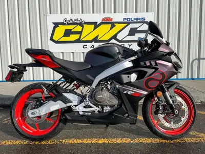 LIGHTWEIGHT SUPERSPORT PERFORMANCE FOR REAL RIDERS. CALL/TEXT 403-230-1920. The 2026 Aprilia RS 457...