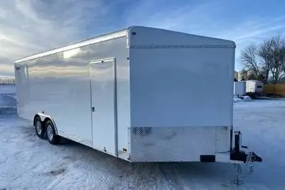 2025 Agassiz Cargo Trailer 8.5' x 22' + 2' V-nose 2–5200 lb torsion axles Ramp door and side RV door...