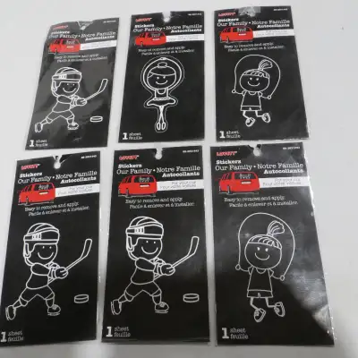 Seven LOVETT Our Family Car Window Stickers, View more
