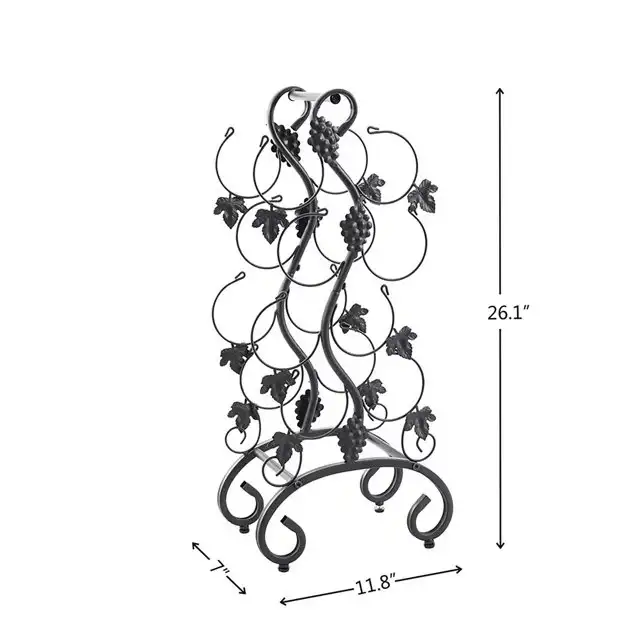 Brand New Metal Grapevine 10-Bottle Wine Rack Special $19 | Home Décor ...