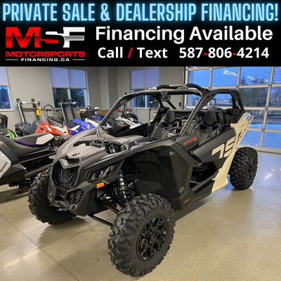 Welcome to Motorsports Financing - Kelowna! 2023 Can am Maverick Engine: 850