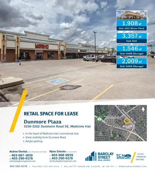 Well-established and well-maintained retail plaza next to Dollar Tree and Sport Chek. Excellent loca...