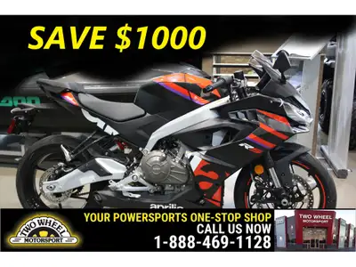 Welcome to Two Wheel Motorsport Save $1000 for a limited time!! Assembled and on the showroom floor...