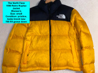 North Face 1996 Retro Nuptse Yellow Puffer Jacket