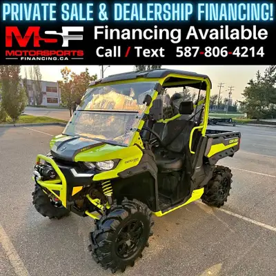Welcome to Motorsports Financing - Kelowna! 2021 Can am Defender Engine: 570