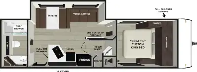 Salem Cruise Lite Travel Trailers The Cruise Lite is a great way to introduce your family to the RV...
