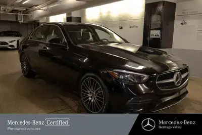 This Mercedes-Benz C-Class has a dependable Intercooled Turbo Gas/Electric I-4 2.0 L/122 engine powe...